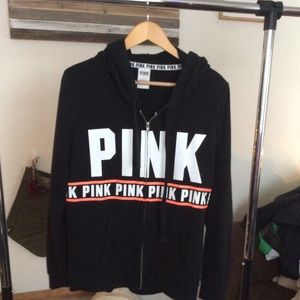 Victoria Secret Pink black hoodie
